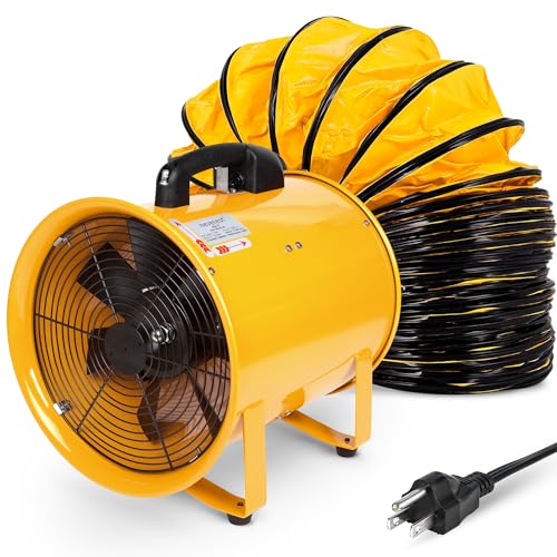 neverest® 12-Inch Industrial Blower Fan, High-Powered 4100 CFM Portable Blower/Exhaust