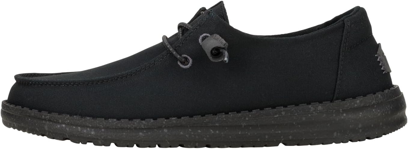 Hey Dude Women’s Wendy Canvas Mono | Women’s Shoes | Women’s Slip-on Loafers | Comfortable & Light-Weight