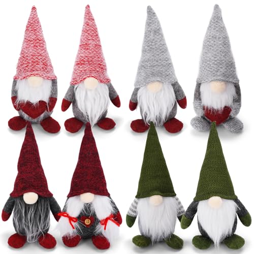 8 Stück Weihnachten Deko Wichtel,Schwedische Wichtel...