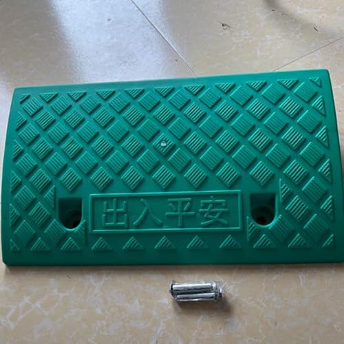 Tapete de PVC grueso y resistente al desgaste, tapete para umbral, antideslizante y absorbente de impactos, verde (50 x 27 x 13 cm) miniatura 5