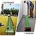 Golfguru 9.8ft Putting Green Mat With Automatic Ball Return Track & Mirror, Indoor Golf Green for Home, Thickened Wrinkle-Free Crystal Velvet, Golf Accessories for Men
