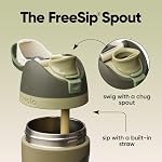 Owala FreeSip Insulated Stainless Steel Water Bottle with Straw, BPA-Free Sports Water Bottle, Great for Travel, 24 Oz, Off Road