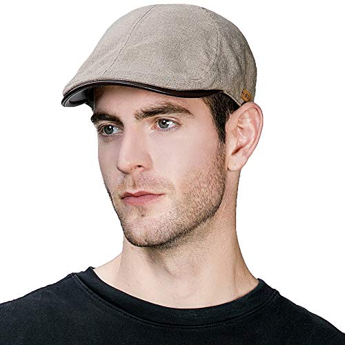 SIGGI Katoenen schermpet krantenjonge muts golf vlakke kap Cabbie zomerhoed voor heren