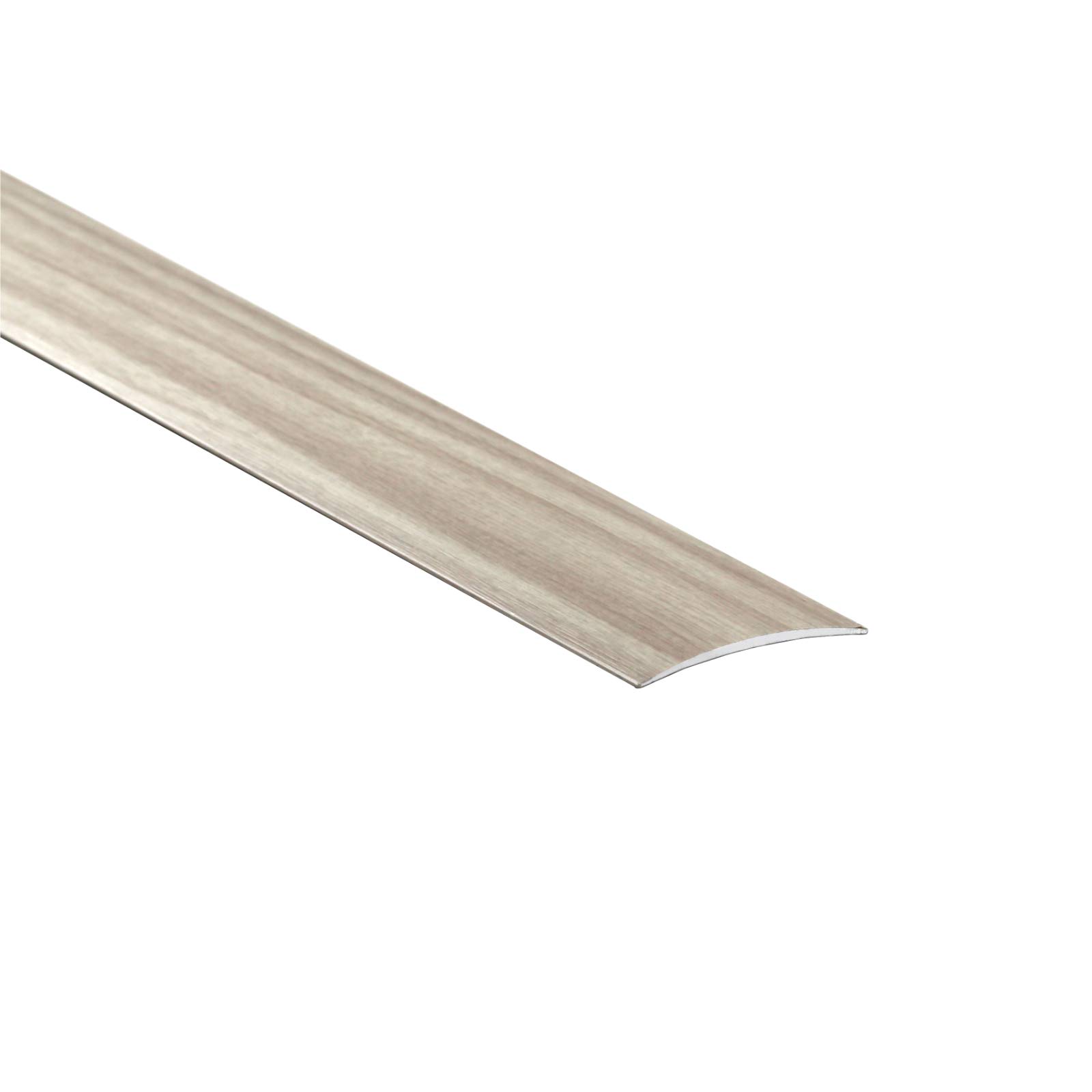 2 METERS 60mm Wide Self-Adhesive Aluminium Wood Effect Transition Strip Cover Door Floor Threshold TMW Profiles (Country Oak)