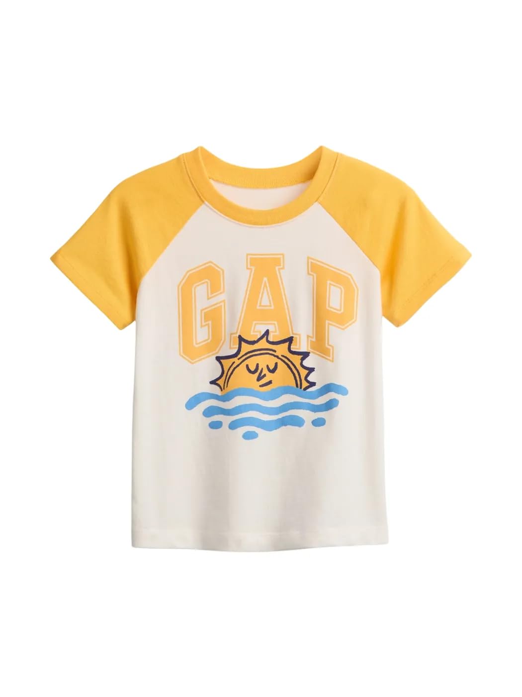 Gap Baby Boys' Short Sleeve Raglan Logo Tee