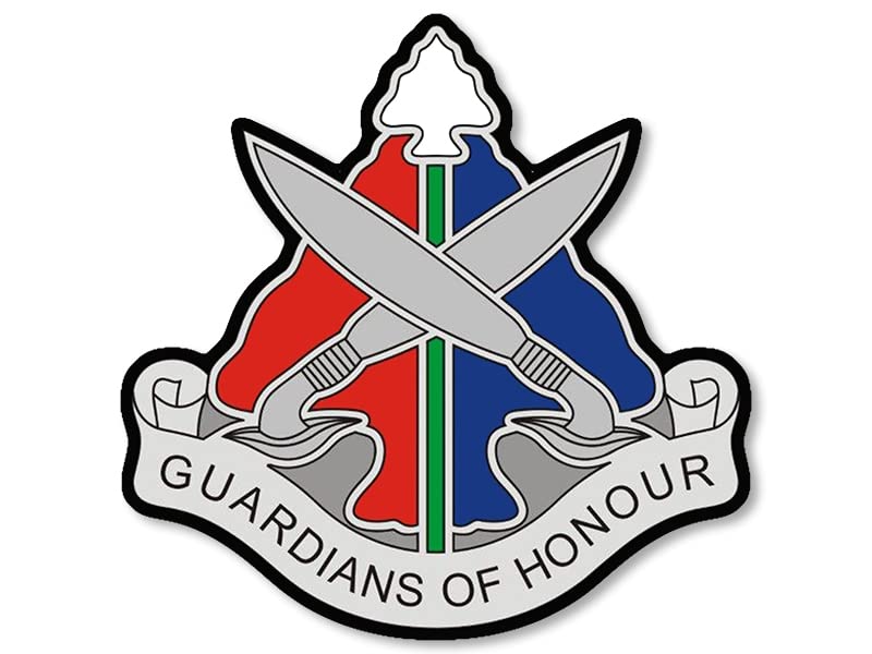 AV Military Police Crest Sticker, 112th Military Police Battalion Logo Decal, US Army MP Guardians of Honour Insignia Vinyl for Cars, Trucks, Laptops, and Coolers (112th Battalion)