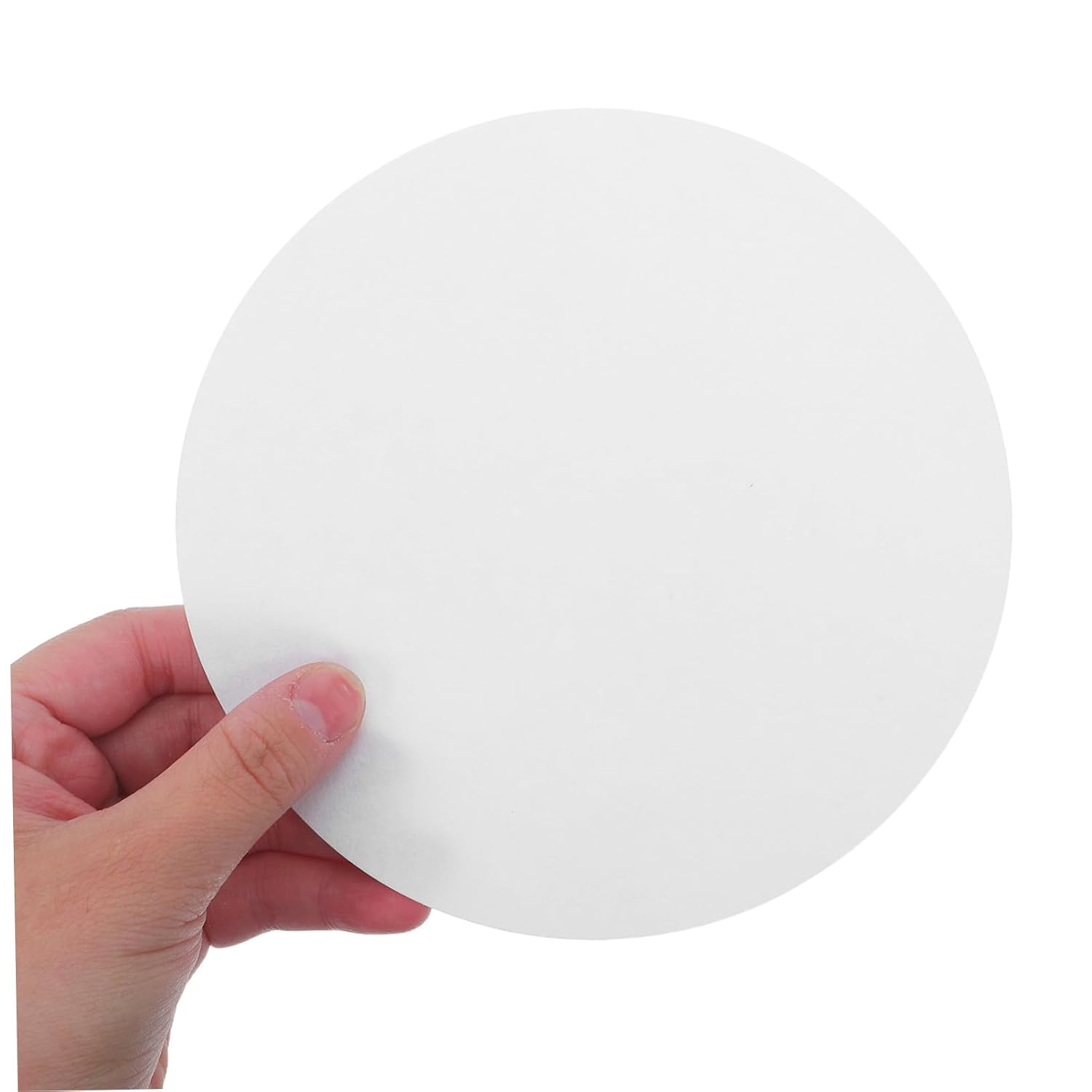 100pcs Round Lab Filter Paper Sheets for Analytical Testing 15cm White