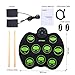 Tambor Portátil Conjunto de Batería Electrónica - ammoon Digital Enrollar Sensible al...