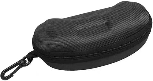 Miniatura 3 de Yamrots 2 piezas de cremallera dura gafas de sol Casos portátiles de viaje con gancho de plástico