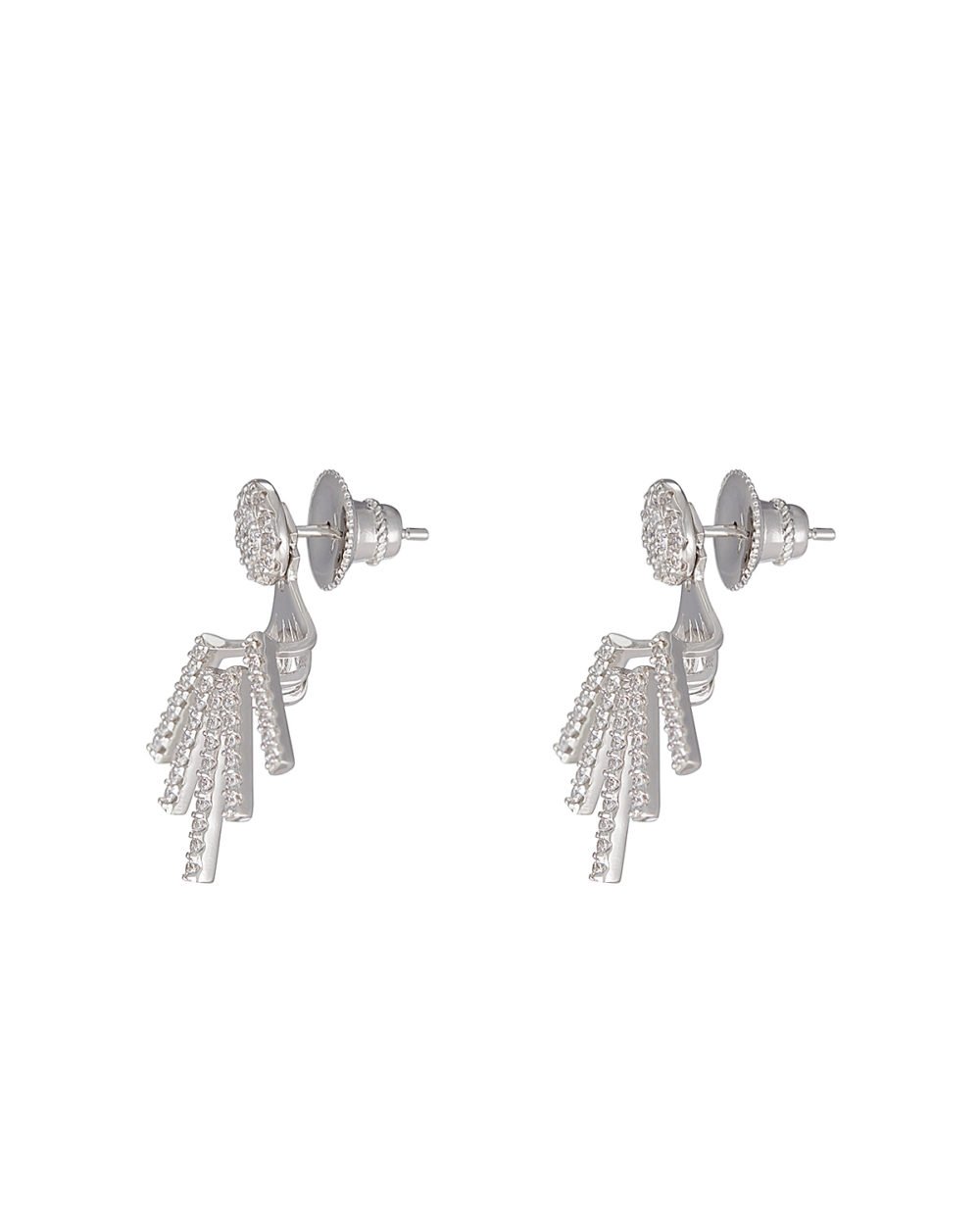 SIF JAKOBS JEWELLERY Ohrstecker Ear Jackets Siena aus 925 Sterling Silber mit Zirkonia