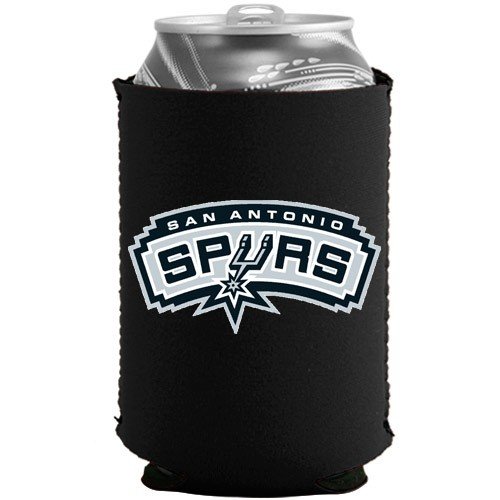 NBA San Antonio Spurs Black Collapsible Can Holder