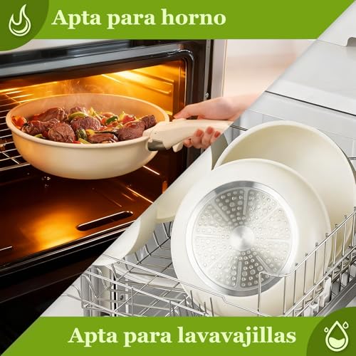 La Mejor Recopilación de Juegos de sartenes y ollas - los más vendidos. 25 Imagen adicional