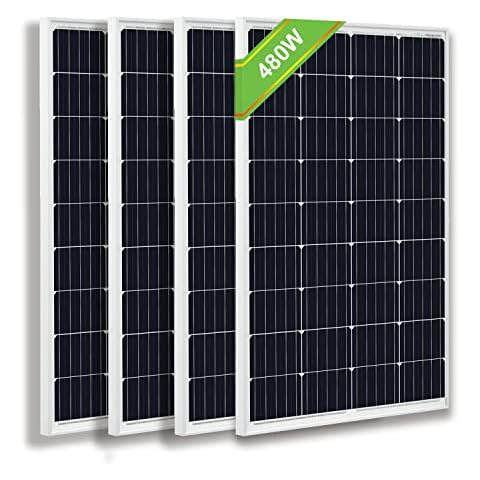 DCHOUSE 480W Monocrystalline Solar Panel Cover