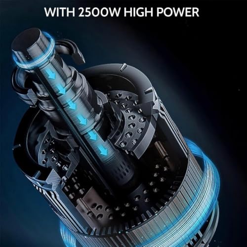 Calentador de pelo corporal premium de 2500W con panel LED táctil 6