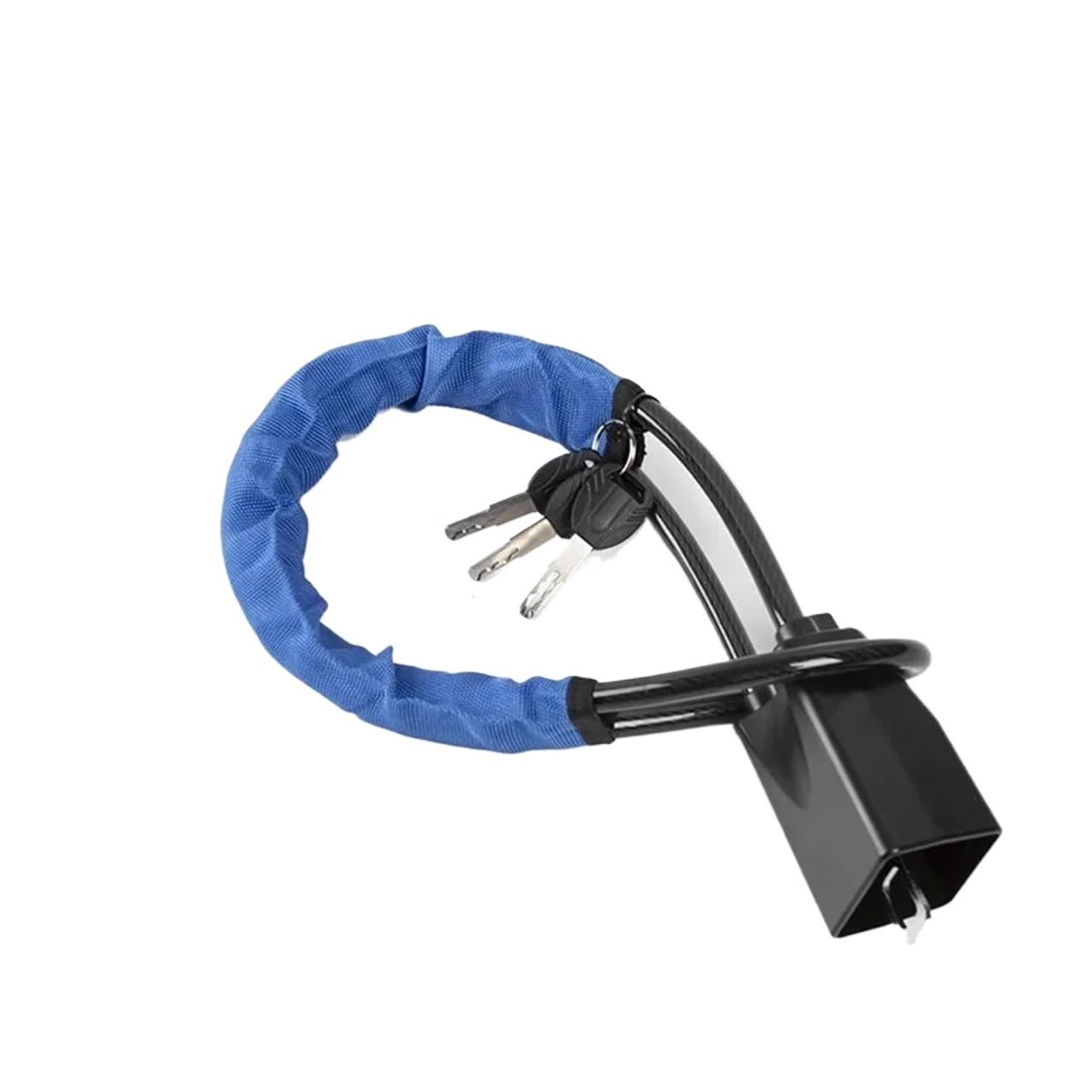 Steering Wheel Lock Seat Belt Lock, Multicolor Universal Car Steering Wheel Lock with Seat Belt Buckles for Truck Van RV(Blue)