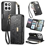 [Matériau écologique]: Sans odeur, sans substances nocives, le cuir synthétique PU antichoc de qualité supérieure offre une sensation agréable à la main. La coque intérieure en silicone TPU flexible et durable la rend résistante et ne rayera jamais le corps de votre téléphone, ce qui est différent des autres coques rigides