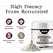 Probase Nutrition Trans Resveratrol Supplement, High Purity Resveratrol Powder for Age Support, 40-Day Supply, 40 Grams