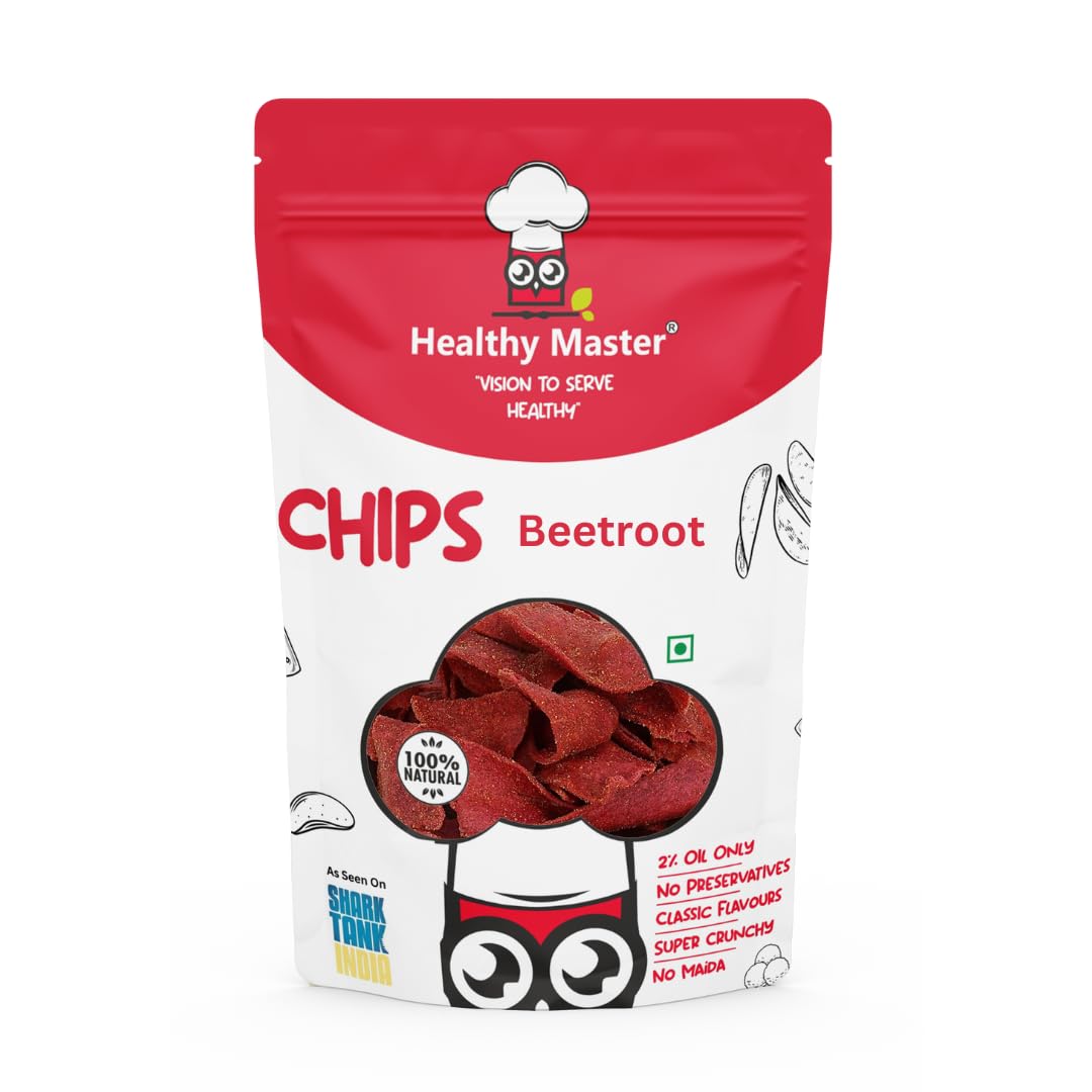 HEALTHY MASTER Vision to serve healthy Baked Beetroot Chips 200 Gram, Crispy Beetroot, Tasty with High Dietary Fiber and Nutrient|Content Gluten-Free Snack|High Protein and Fiber Rich (B0B71N6BSJ) Amazon Price History, Amazon Price Tracker