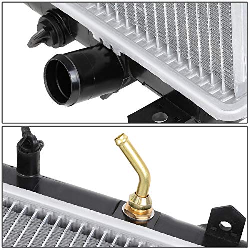 Image of DNA Motoring OEM-RA-1909 Aluminum Radiator Compatible With 97-01 Camry 2.2L AT,28-5 /8 inch W X 15-11 /16 inch H X 5 /8 inch D,1-1 /4 inch Inlet / 1-1 /4 inch Outlet