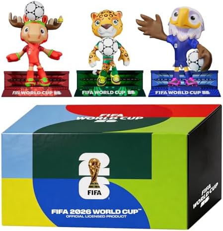 Conjunto de 3 estatuetas de mascote licenciadas oficiais da Copa ...