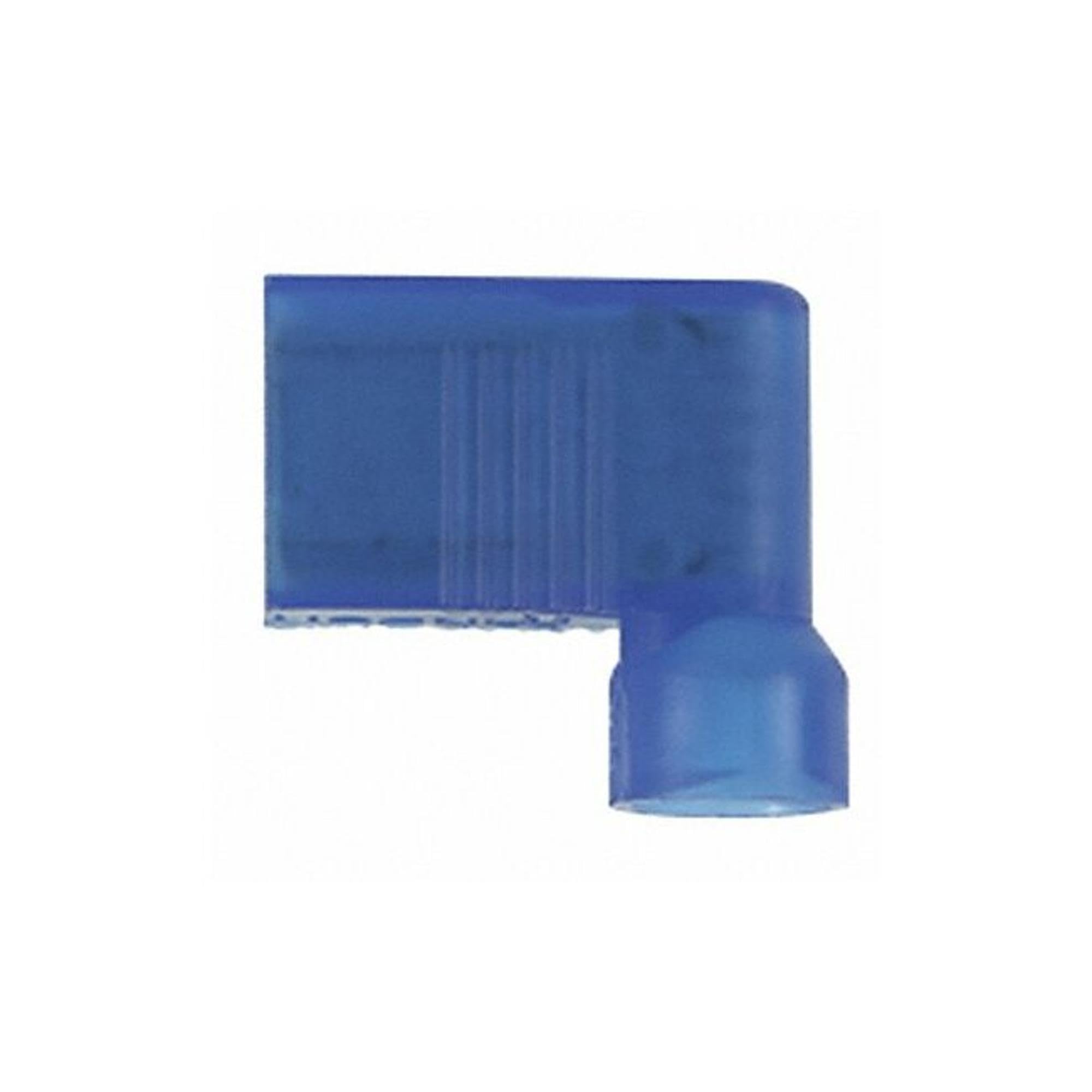 Panduit DNFR14-250FIB-L Female Disconnect, Right Angle, Nylon Fully Insulated, Funnel Entry, 16 - 14 AWG, .250 x .032