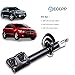 Shocks,ECCPP Front Shocks Absorbers for Jeep Fits 2007 2008 2009 2010 2011 2012 for Dodge Caliber,2007 2008 2009 2010 for Jeep Compass/Patriot 334642 334643 72368 Auto Shocks Gas Strut Sets(Set of 2)