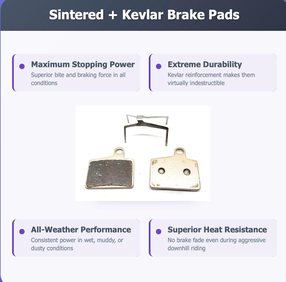 Miniatura 2 de Pastillas De Freno De Bicicleta De Resina O Sinterizadas Para Hayes Stroker RYDE Dyno Sport, Radar, Prime Sport. La Pieza De Repuesto De Bicicleta