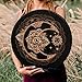 Shaman Drum Spirit Music Shamanic Drum with Rope Handles and Mallets, Multipurpose for Healing and Sound Healing (1)