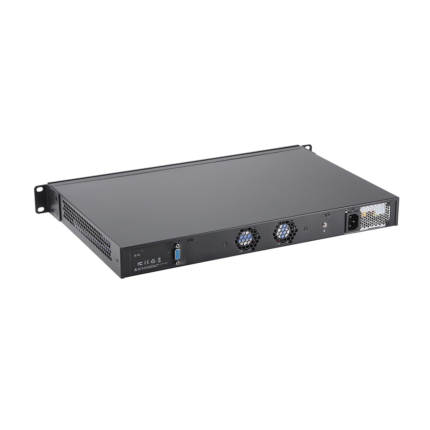 Firewall, VPN, 19 Inch 1U Rackmount Network Appliance, Mikrotik, PFSense, OPNsense, I3 4160, RS44, AES-NI, 8 x Gigabit LAN, 2 x SFP+ 10Gbe, Console, VGA, 16G RAM, 512G SSD