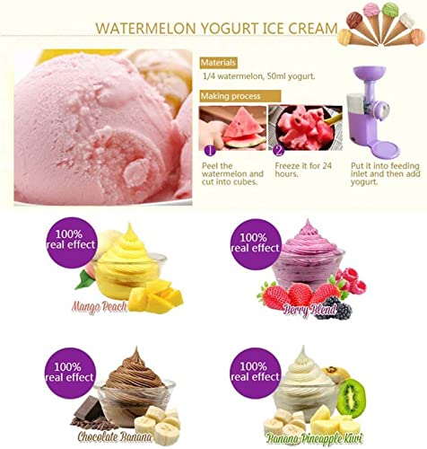 SmallDimple Eismaschine mit Kompressor Softeismaschine Dessert Eismaschine Tragbare automatische Eismaschine für Frozen… – Bild 4