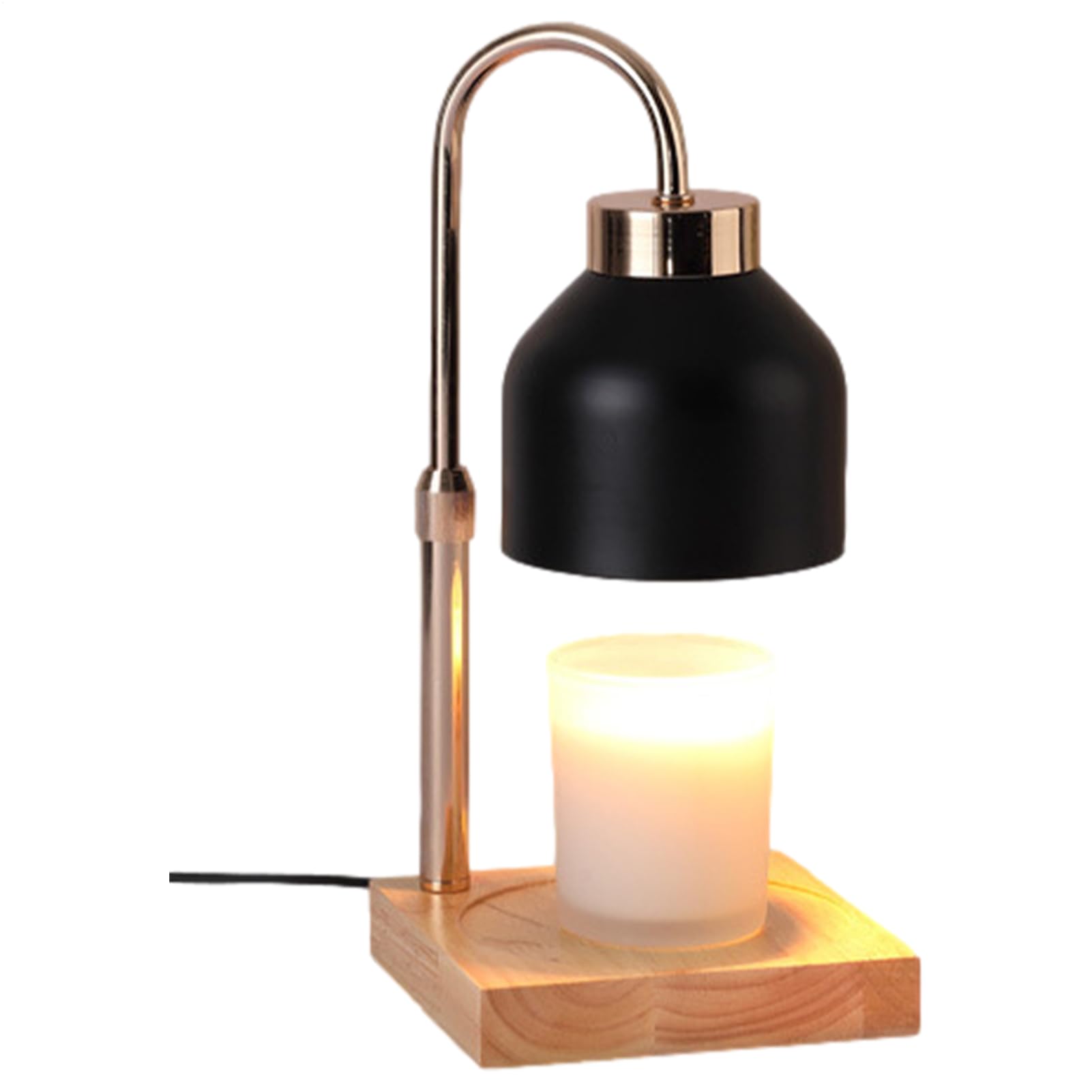 Generico Lampada Scalda Moderne Dimmerabile Timer Profumata | Versatile e Multifunzionale per Ogni Ambiente Dimmerabile, Con Timer, Adatta A Barattoli Di Varie Dimensioni, Per Soggiorno,