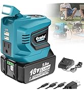 Portable Power Inverters for Makita 18V: Battery Inverter 20v to 110v Converter with Dual USB,AC ...