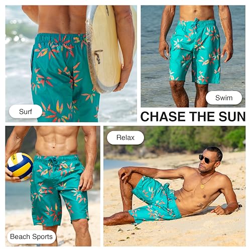 Kanu Surf Men's Wade Trunks Quick-Dry Swim Shorts, 5.5 – 9 Inch Inseam (Regular & Extended Sizes)4