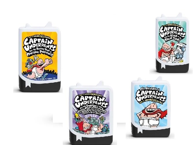 Tonies Captain Underpants Stories Collection, 4 Audio Books for Toniebox