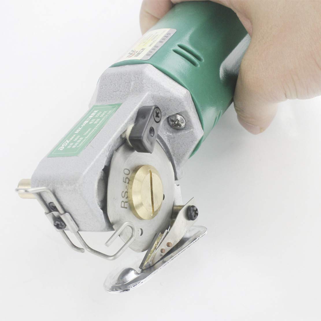 LeTkingok Electric Round Knife Cutting Machine for Clothing Leather