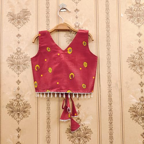 Image of Girls Simar Soft Silk New Traditional Printed Readymade Lehenga Choli -Ethnic Wear Wedding Outfits (Suitable For Girls 2 To 8 Year)