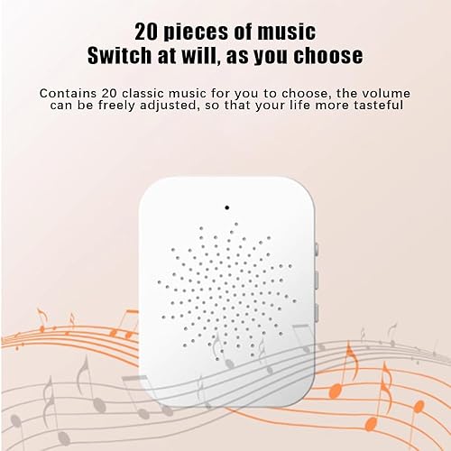 Miniatura 3 de Cámara inteligente WiFi con timbre de video con timbre, timbre de video inteligente 720P, cámara HD inalámbrica, detección de movimiento PIR, timbre