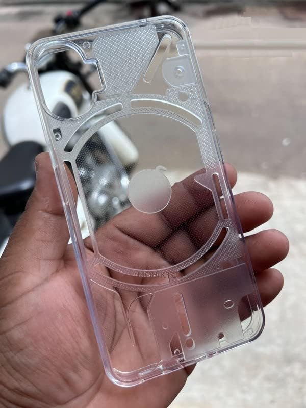 LEMCAS Soft Clear Matte Finish Rubber Shockproof & Protective Design Anti-Slip Grip Camera Protection Back Cover for Nothing Phone 2 -Transparent (B0CDC3G7MG) Amazon Price History, Amazon Price Tracker
