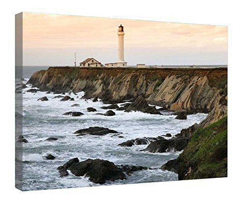 Impression sur toile Farol encadrée en bois 40x50 cm pour décoration murale