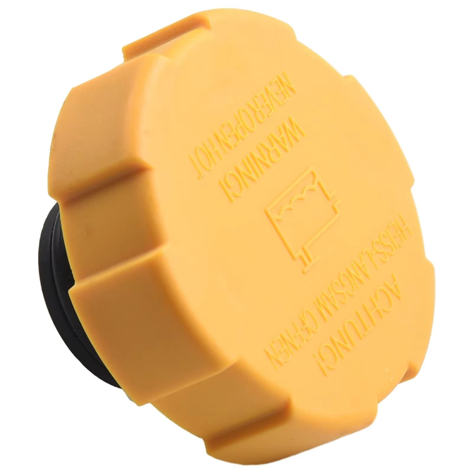 Compatible con Fiat Croma 2005 2006 2007 2008 2009 2010 2011 2012. Tapa de plástico del depósito de expansión del refrigerante del radiador. Número de Pieza: 9202799 1304677.