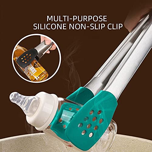 Pinzas de Cocina de Silicona, Pinzas para Alimentos, Accesorios, Utensilios, Herramientas para Barbacoa, Pinzas para cocinar.
