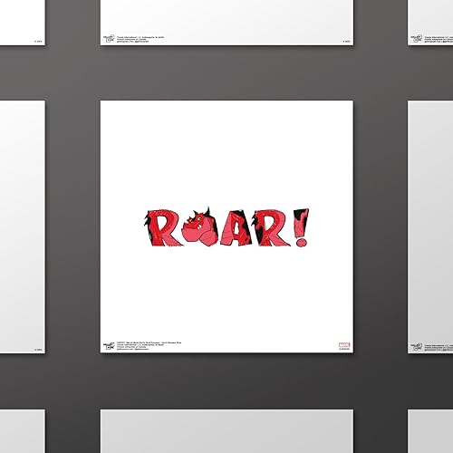 Miniatura 2 de Trends International Gallery Pops Marvel Moon Girl and Devil Dinosaur - Arte de pared con rugido de dinosaurio diablo, versión sin marco, 12 x 12