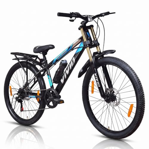 Image of Leader Vivid Valero Pro IBC 26T 7-Speed MTB Cycle for Men - Black