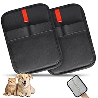 INABULETWO Statische Tierhaarentfernungshandschuhe, wiederverwendbar, elektrostatisch, Tierhaarentferner, Fellpflege-Handschuhe, Bürstenwerkzeug für Couch, Möbel, Teppich, Autositz, 2 Stück