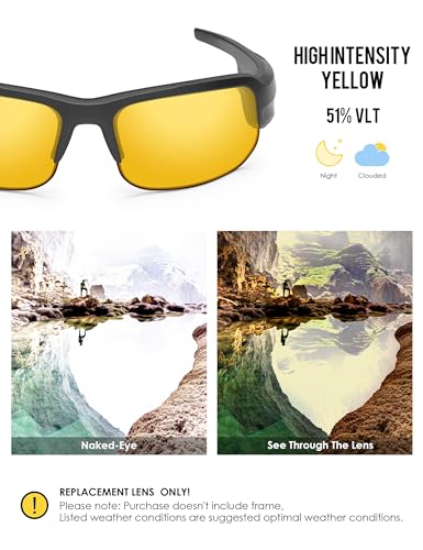 Image of BLAZERBUCK Polycarbonate Replacement Lenses for BOSE Tempo Sunglasses