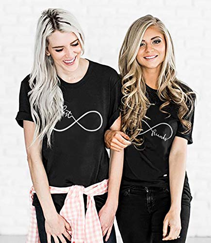 Best Friend - Maglietta da ragazza con scritta in