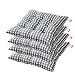 AGDLLYD Coussin de Chaise 40x40 cm,Lot de 4 Coussins a Memoire de Forme,Idéal pour Intérieur et Extérieur (Gris)