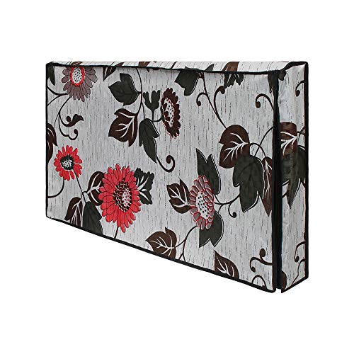 Image of DREAM CARE Double Use - Transparent & Printed Flap - 32 Inches LED TV Cover, Waterproof LED TV Cover for (LG, Samsung, Vu, Mi, Realme, TCL, Croma), SA21