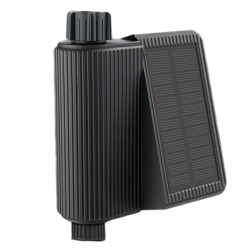 Timer d'arrosage WiFi solaire avec entrée en laiton pour irrigation automatique
