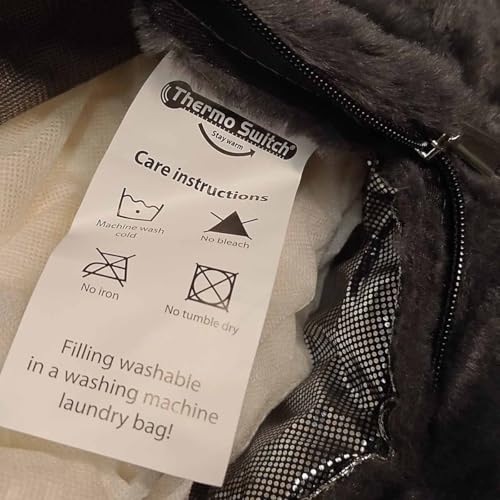 ThermoSwitch Orthopädisches Hundebett Santorini – isolierendes Wendebett mit Memoryschaum, druckentlastend & beidseitig nutzbar für Sommer & Winter (Silber-Grau, 120 cm XL)